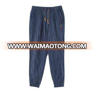 summer season jogging pants 100% cotton pants jogging pants